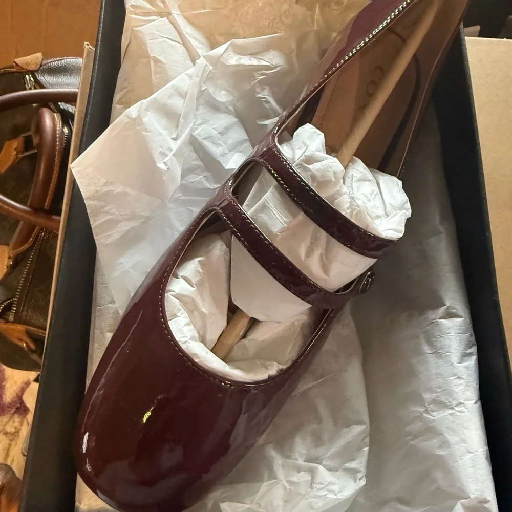 New Coach Women's Winley Mary Jane Flat 9 1/2 - Picture 7 of 8